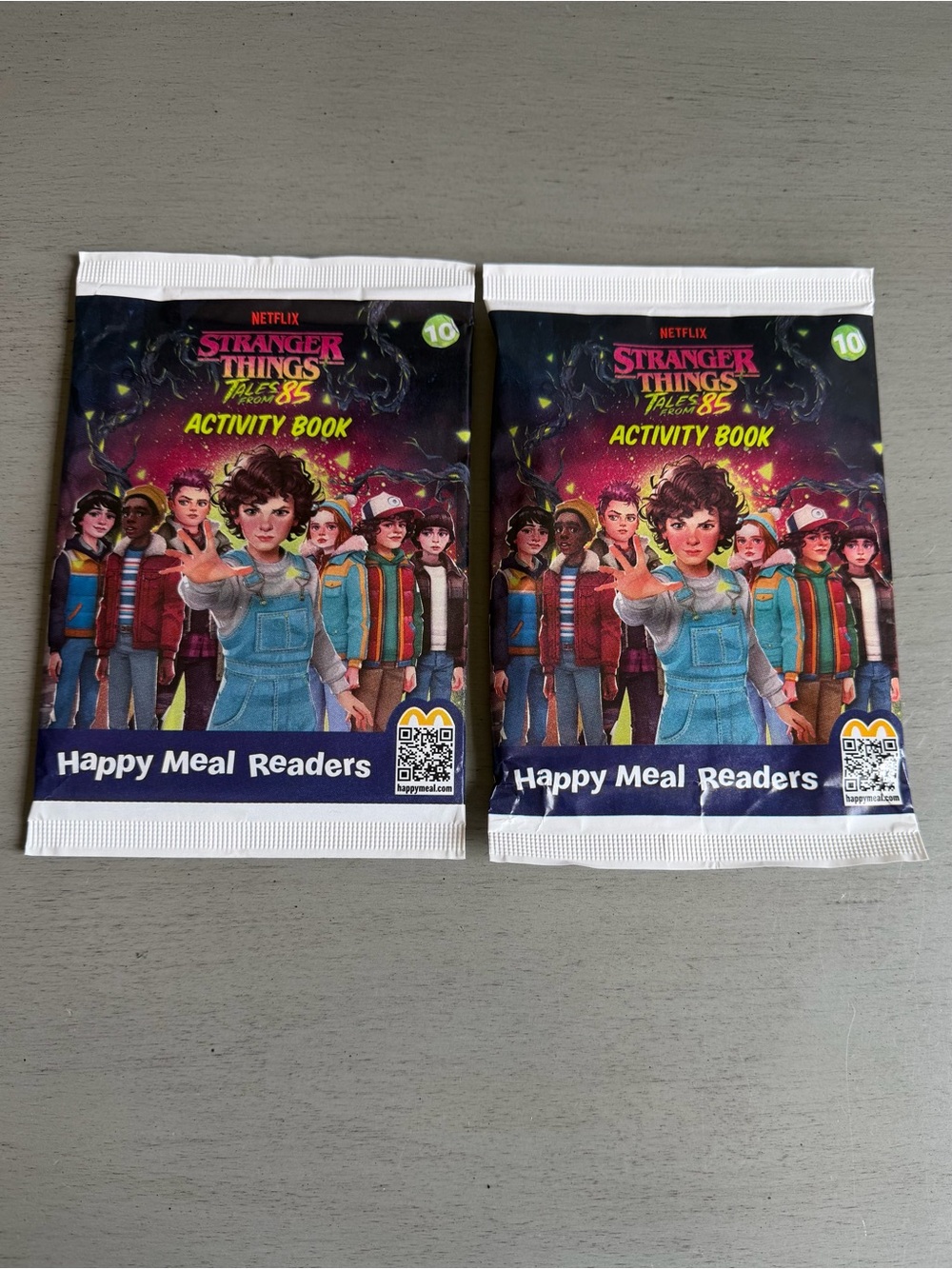 McDonald's Netflix Stranger Things Tales From '85 Activity Book 2026 x 2
